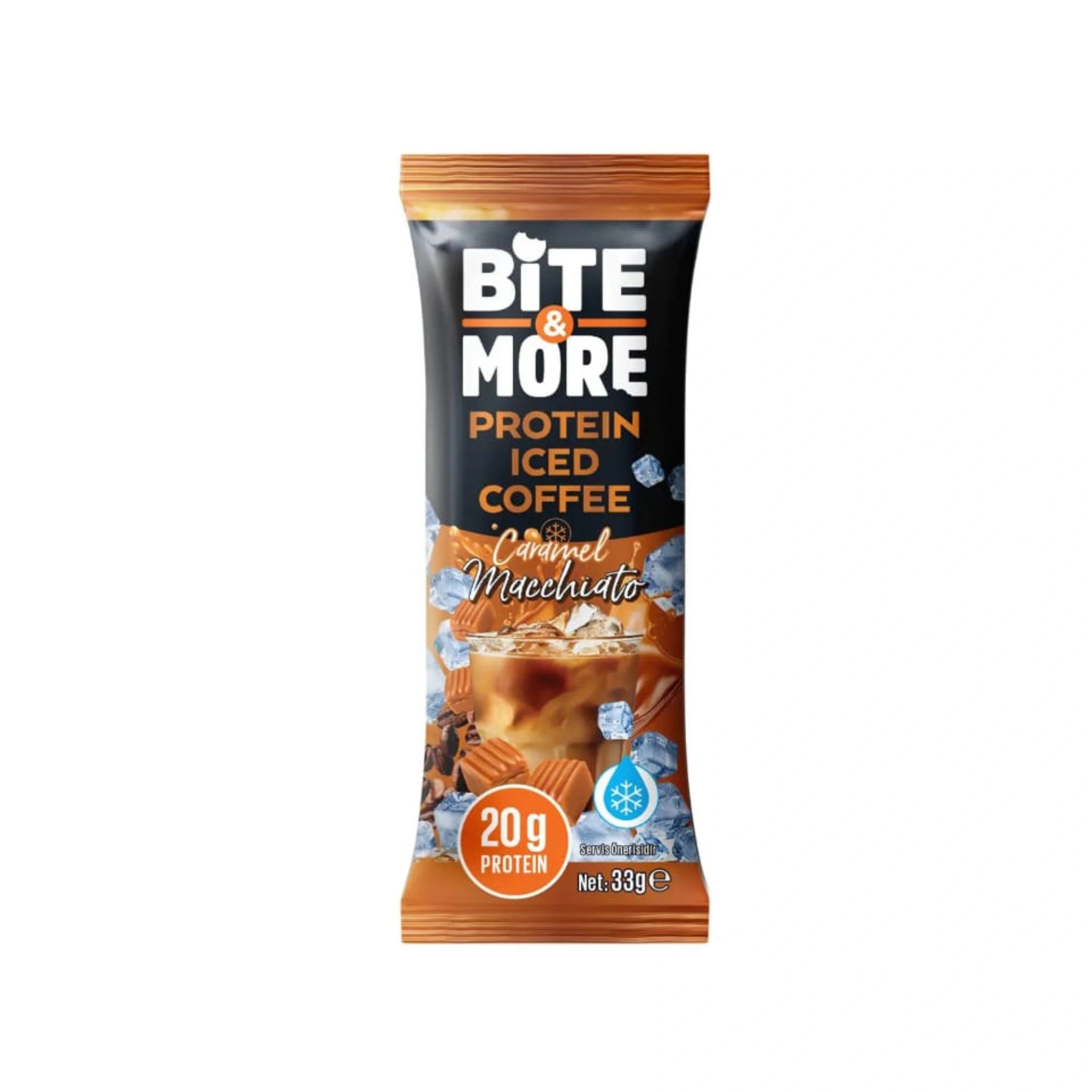 Bite & More Protein Iced Coffee Bar – 20g Protein (33g)
