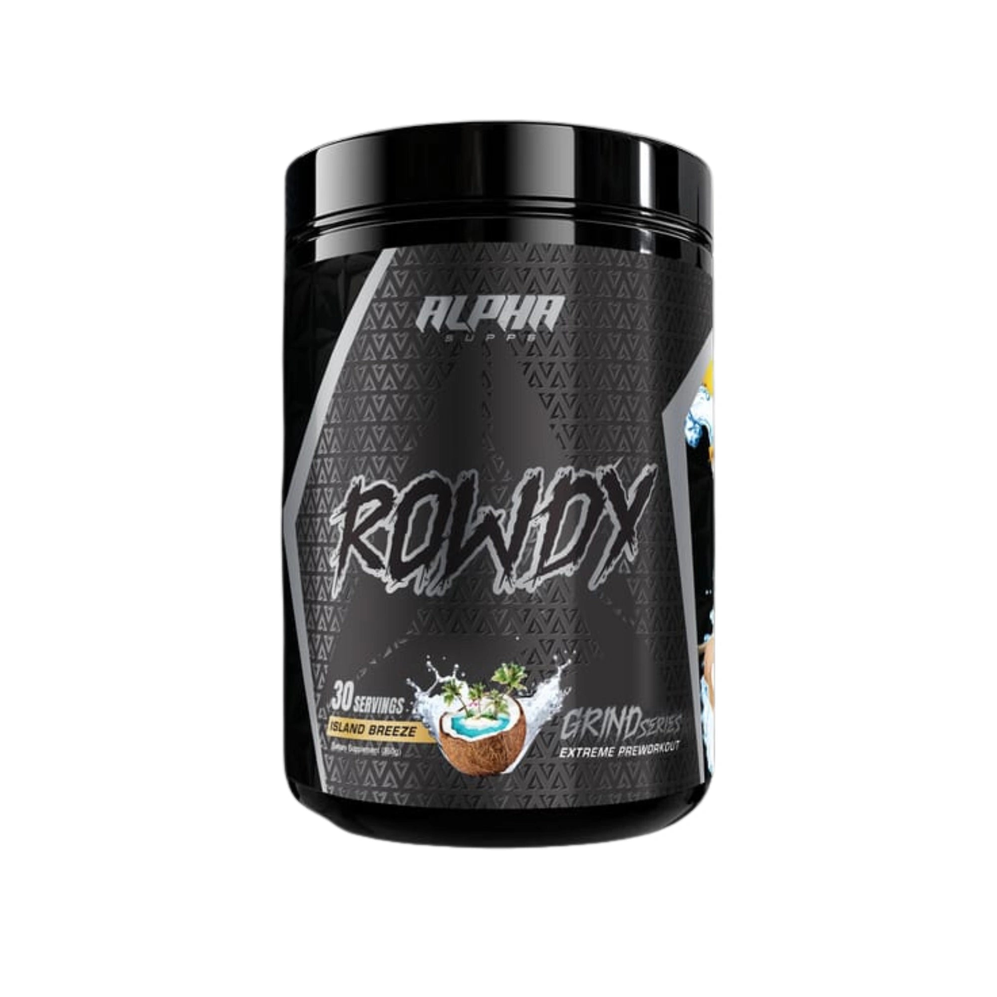 ALPHA ROWDY – Extreme High-Stim Pre-Workout