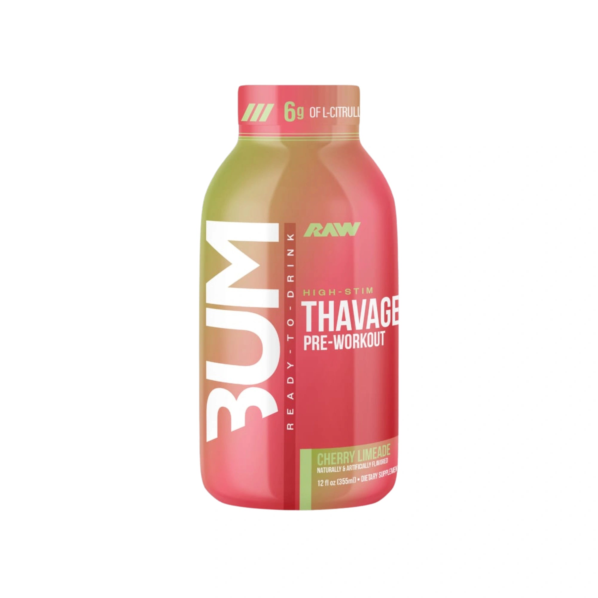 RAW Thavage RTD Pre-Workout Drink 355ml