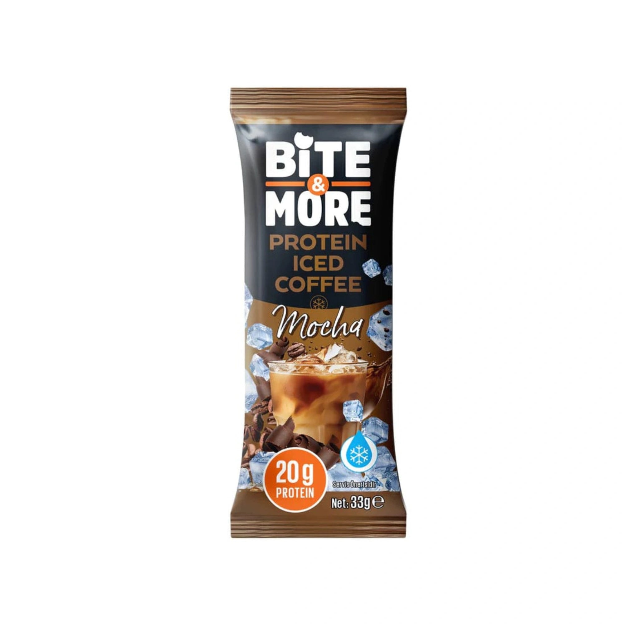 Bite & More Protein Iced Coffee Bar – 20g Protein (33g)