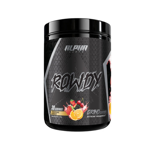 ALPHA ROWDY – Extreme High-Stim Pre-Workout
