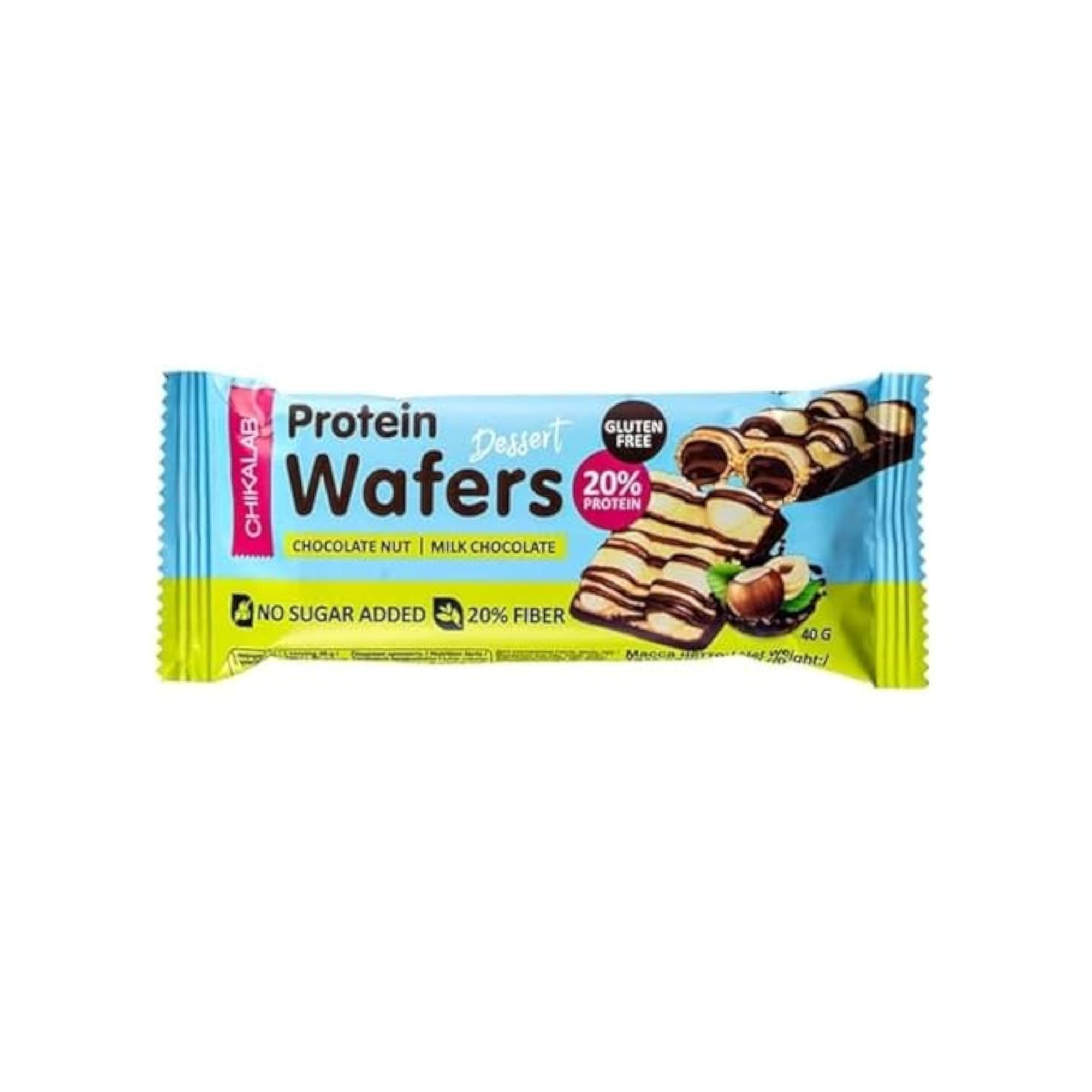 Chikalab Protein Dessert Wafers – High-Protein Wafer Snack (40g)