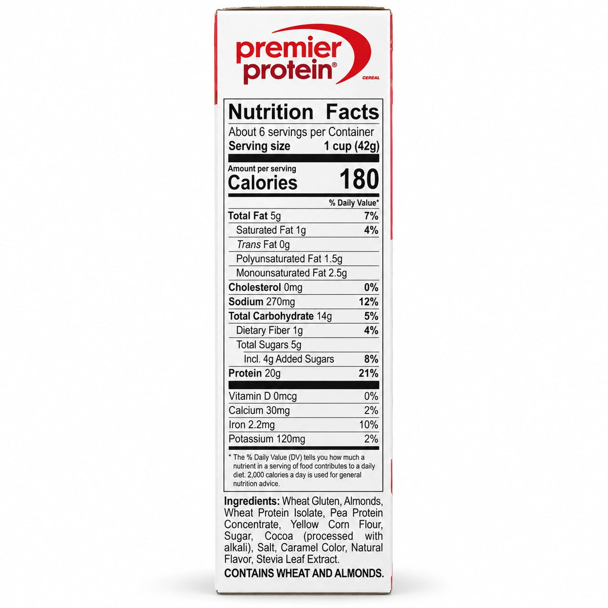 Premier Protein Cereal Chocolate Almond Cereal
