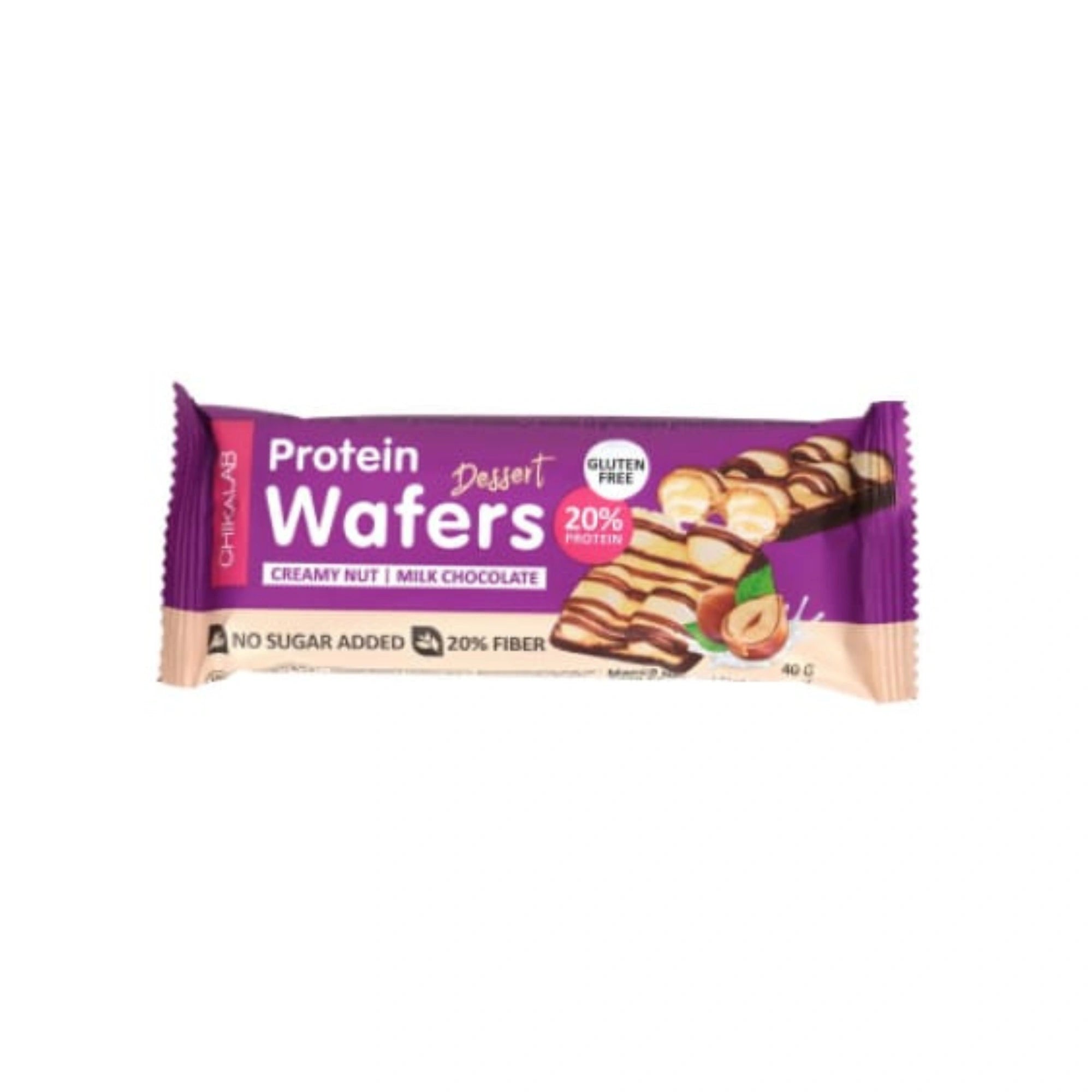 Chikalab Protein Dessert Wafers – High-Protein Wafer Snack (40g)
