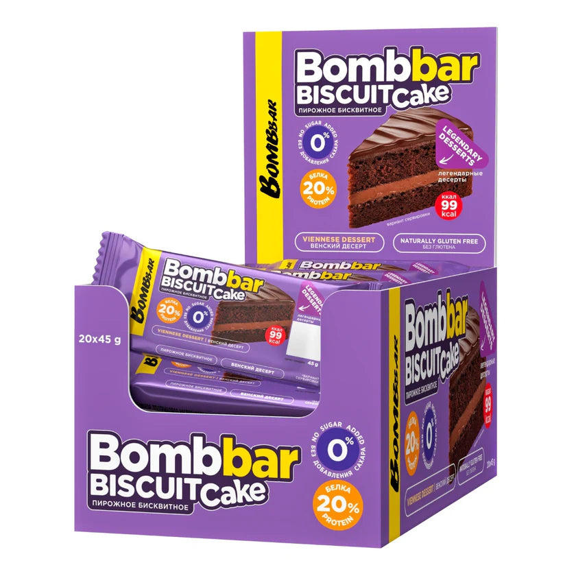 Bombbar Protein Biscuit Cake 45g