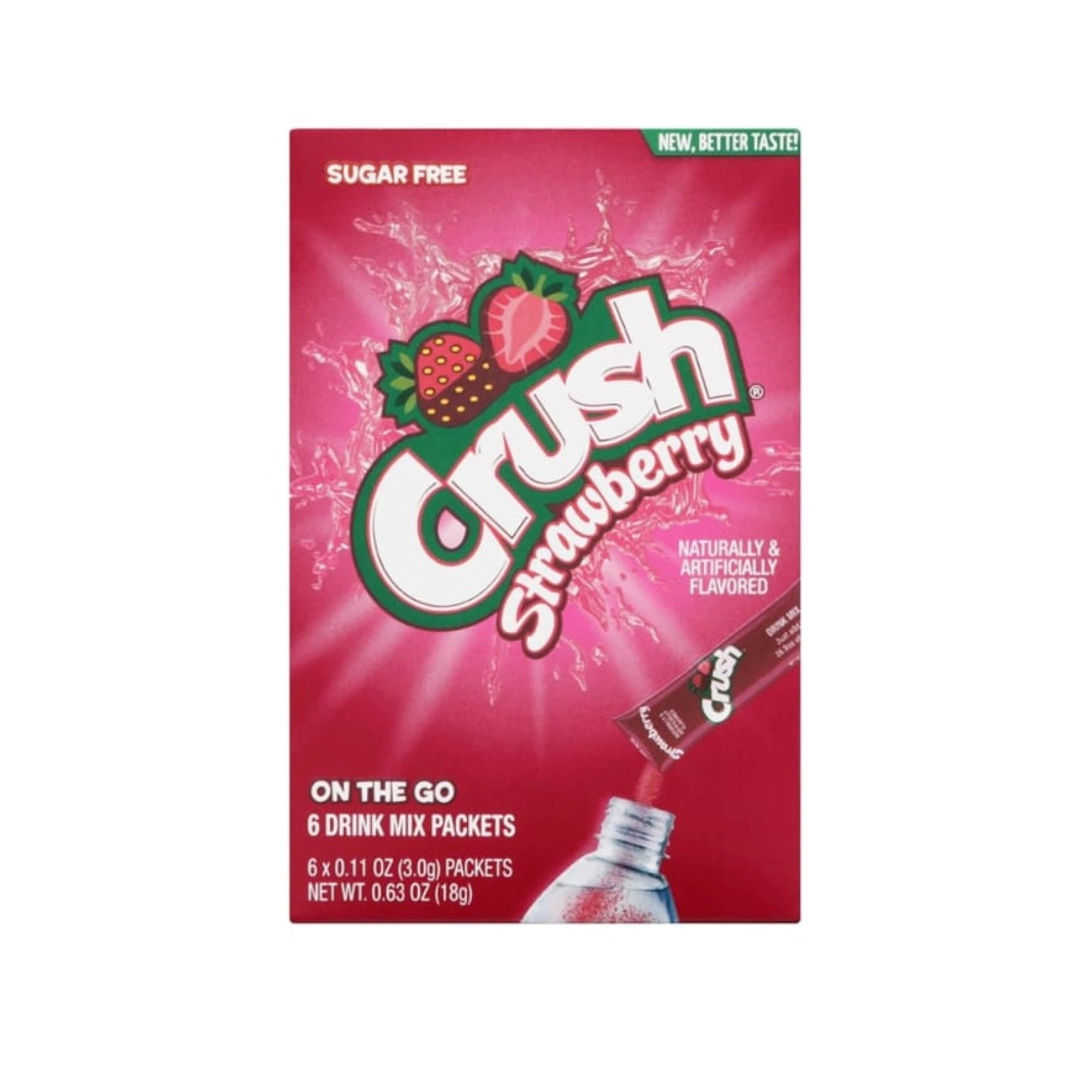 Crush Sugar-Free On‑The‑Go Drink Mix Packets
