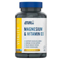 Applied Nutrition Magnesium and Vitamin D3, 60 Veggie Capsules