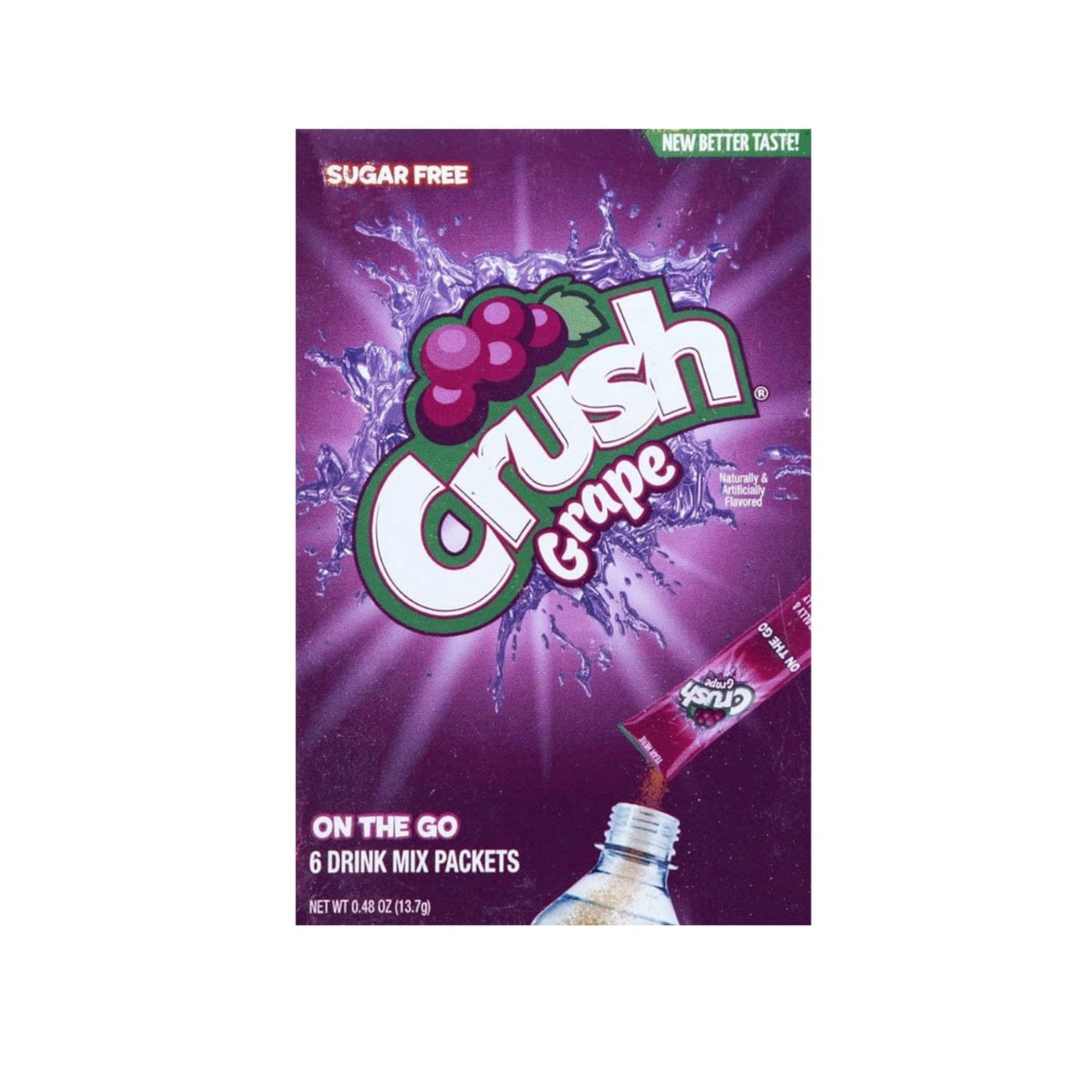 Crush Sugar-Free On‑The‑Go Drink Mix Packets