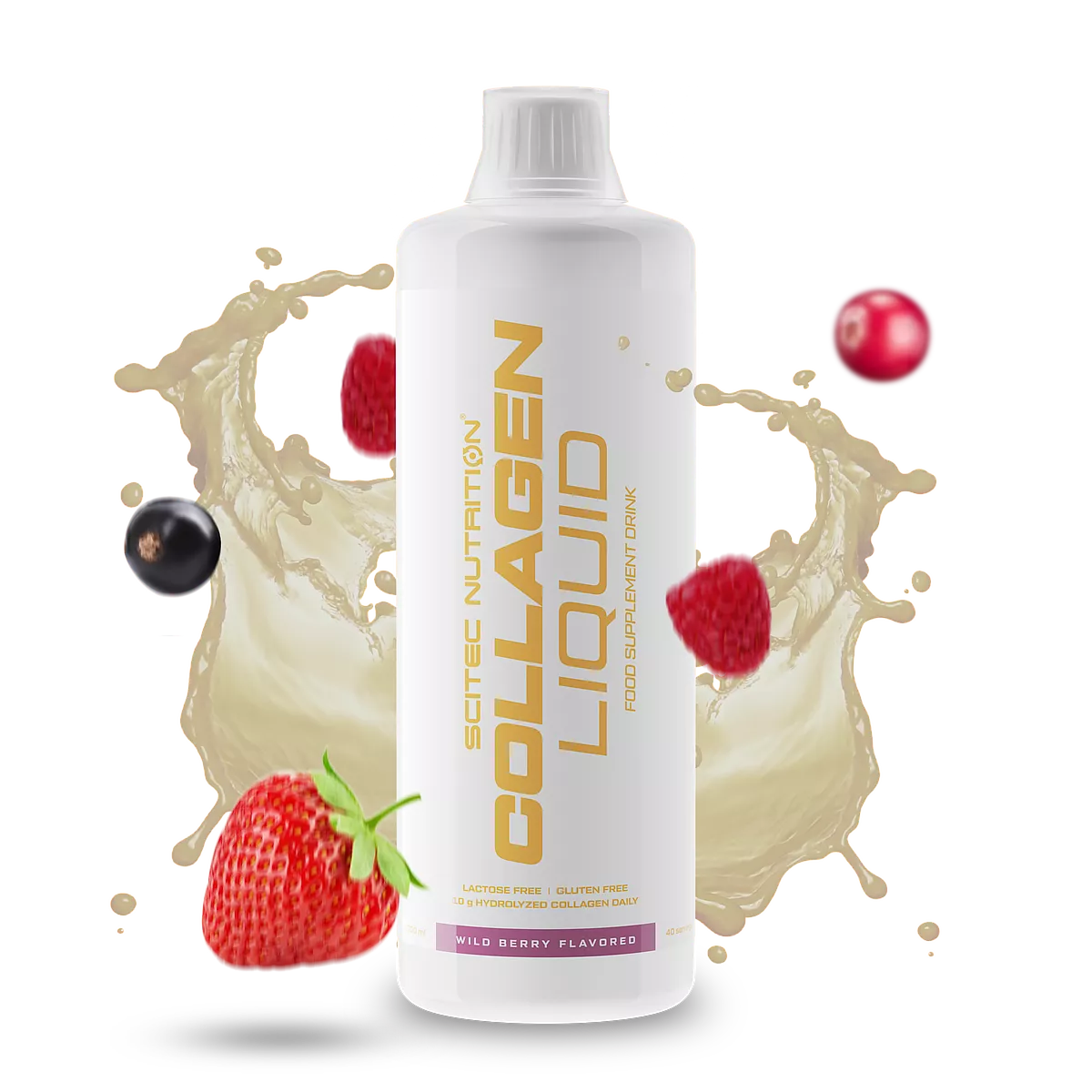 Scitec Nutrition Collagen Liquid 1000ml, Wild Berry