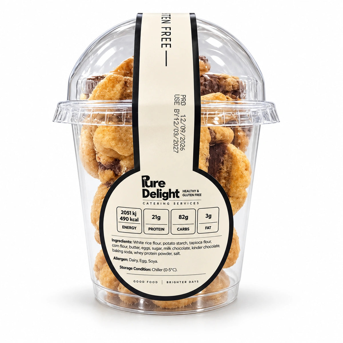 Pure Delight Gluten Free Kinder Mini Protein Cookies