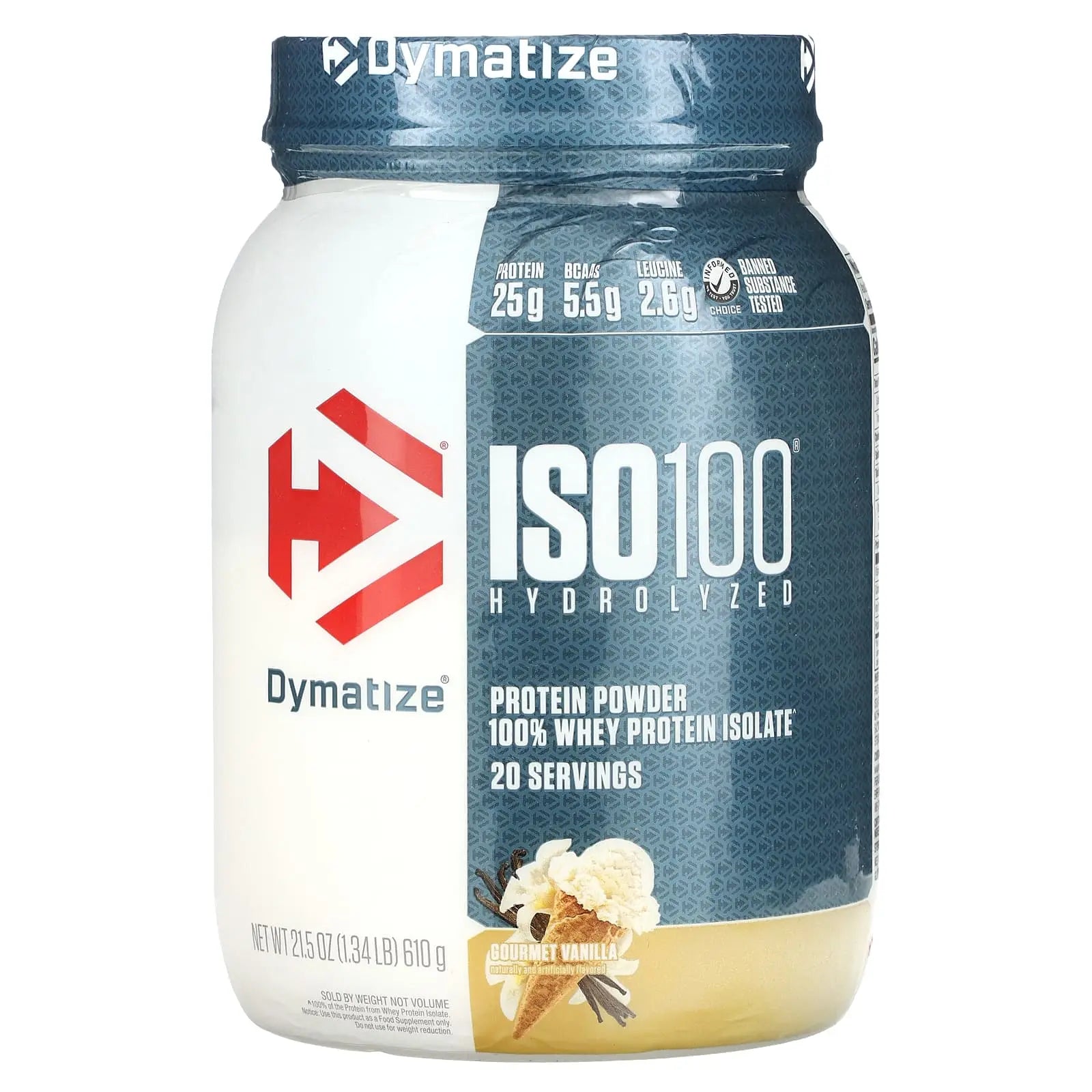 Dymatize ISO 100 Hydrolyzed Whey Protein Isolate (20 servings)