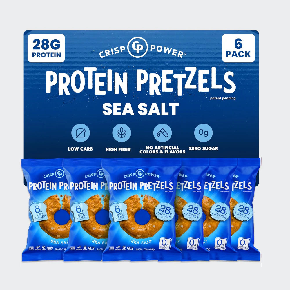 Crisp Power Protein Pretzels