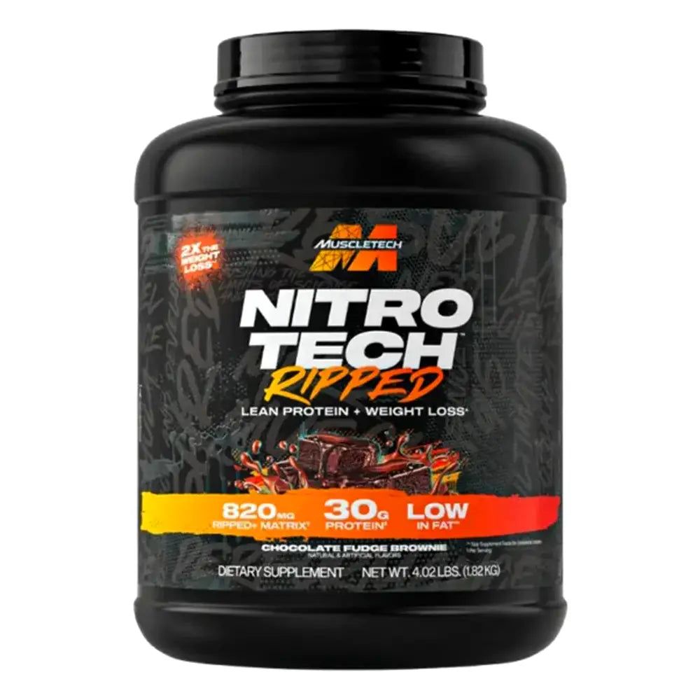 Muscletech Nitro Tech Ripped Chocolate Fudge Brownie