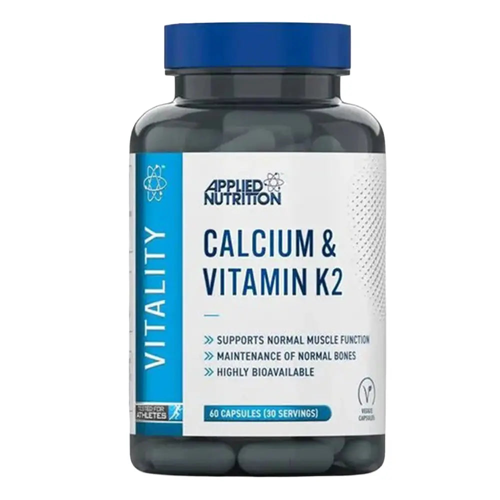Applied Nutrition Calcium and Vitamin K2, 60 Veggie Capsules