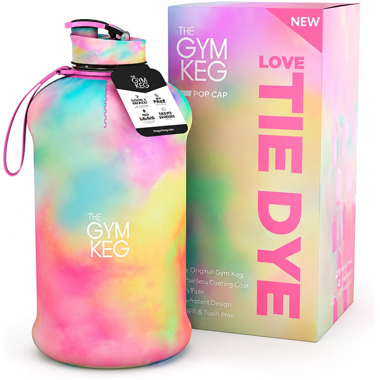 The Gym Keg Sport Water Bottle 2L