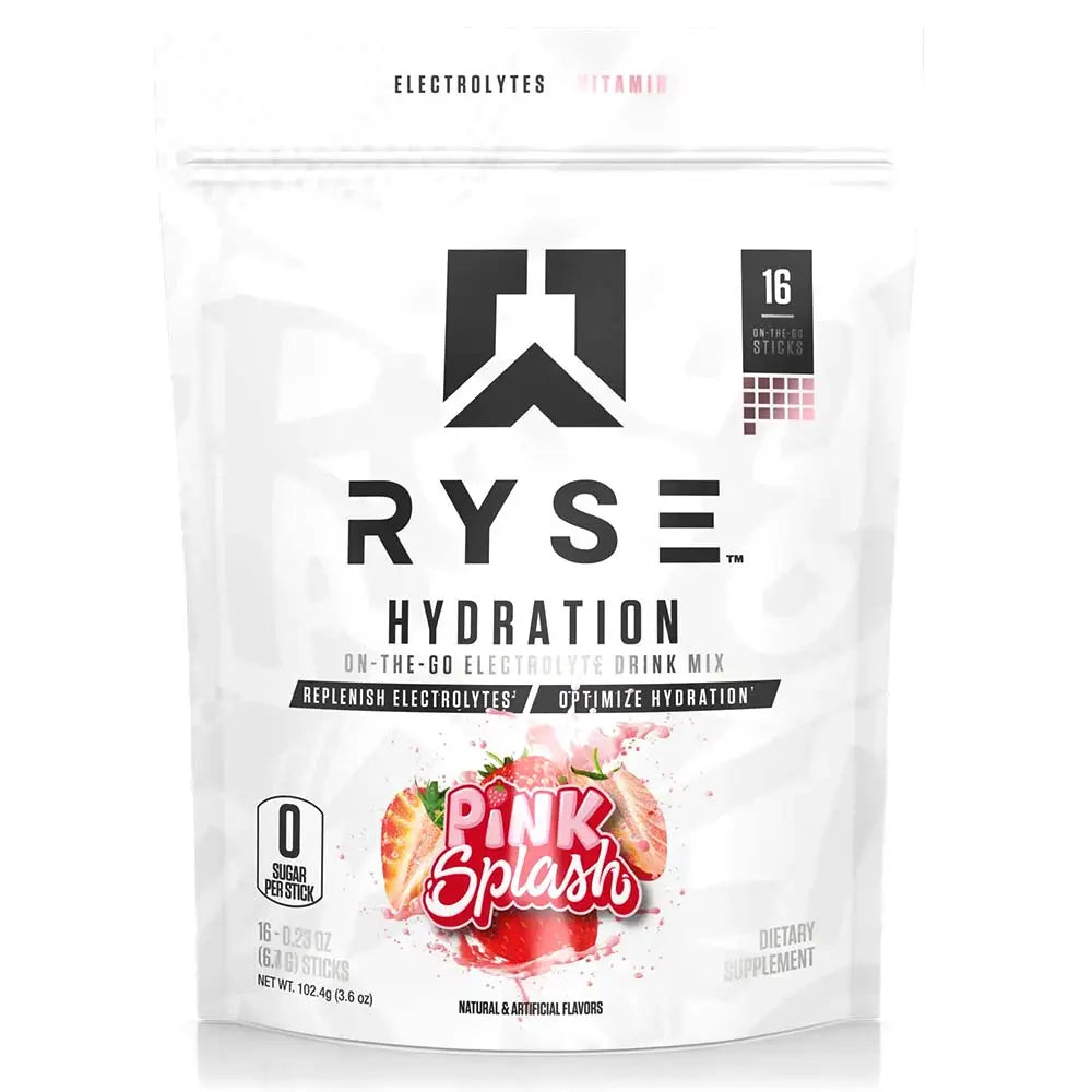 RYSE Hydration Electrolytes Sticks, 16 Sticks