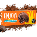 Feel Fit Brownie Cookies – Sugar & Palm Oil Free, Dark Chocolate Coated | 128g
