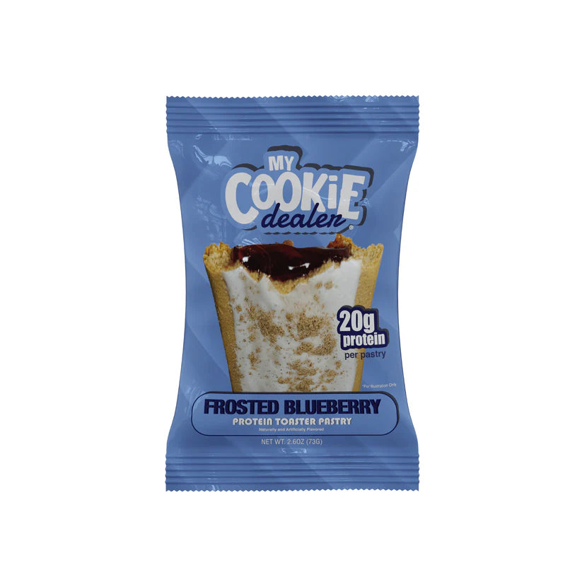 My Cookie Dealer Frosted Cookies & Creme Protein Toaster Pastry – 20g Protein