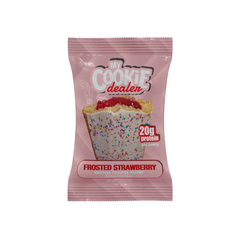 My Cookie Dealer Frosted Cookies & Creme Protein Toaster Pastry – 20g Protein