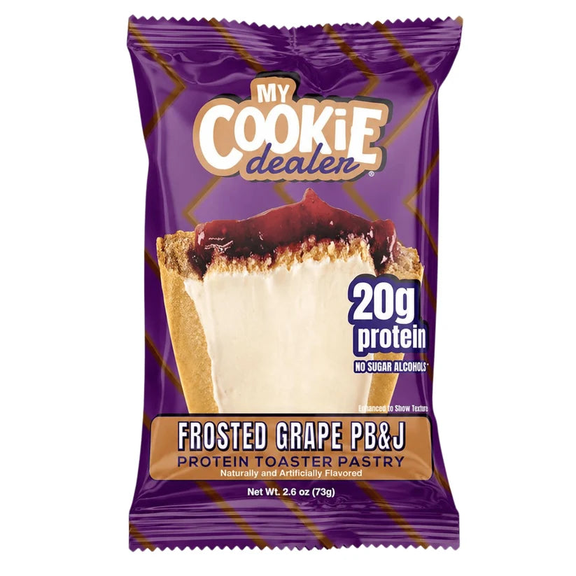 My Cookie Dealer Frosted Cookies & Creme Protein Toaster Pastry – 20g Protein