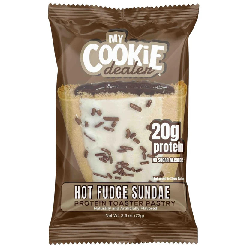 My Cookie Dealer Frosted Cookies & Creme Protein Toaster Pastry – 20g Protein