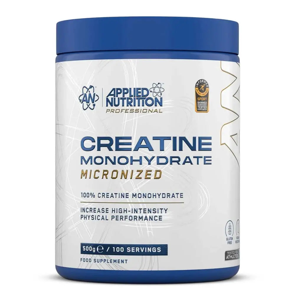 Applied Nutrition Creatine Monohydrate Micronized, Unflavored, 500G