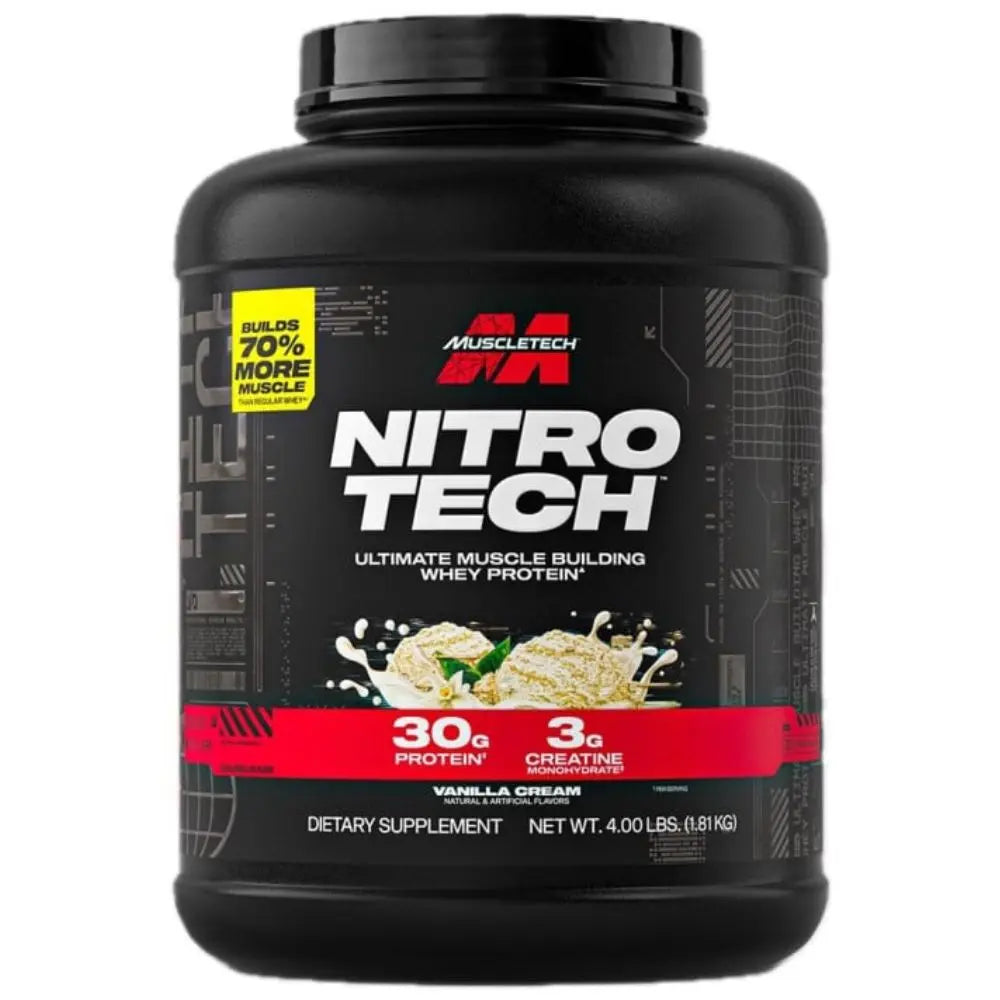MuscleTech Nitro Tech Whey Protein 4lbs