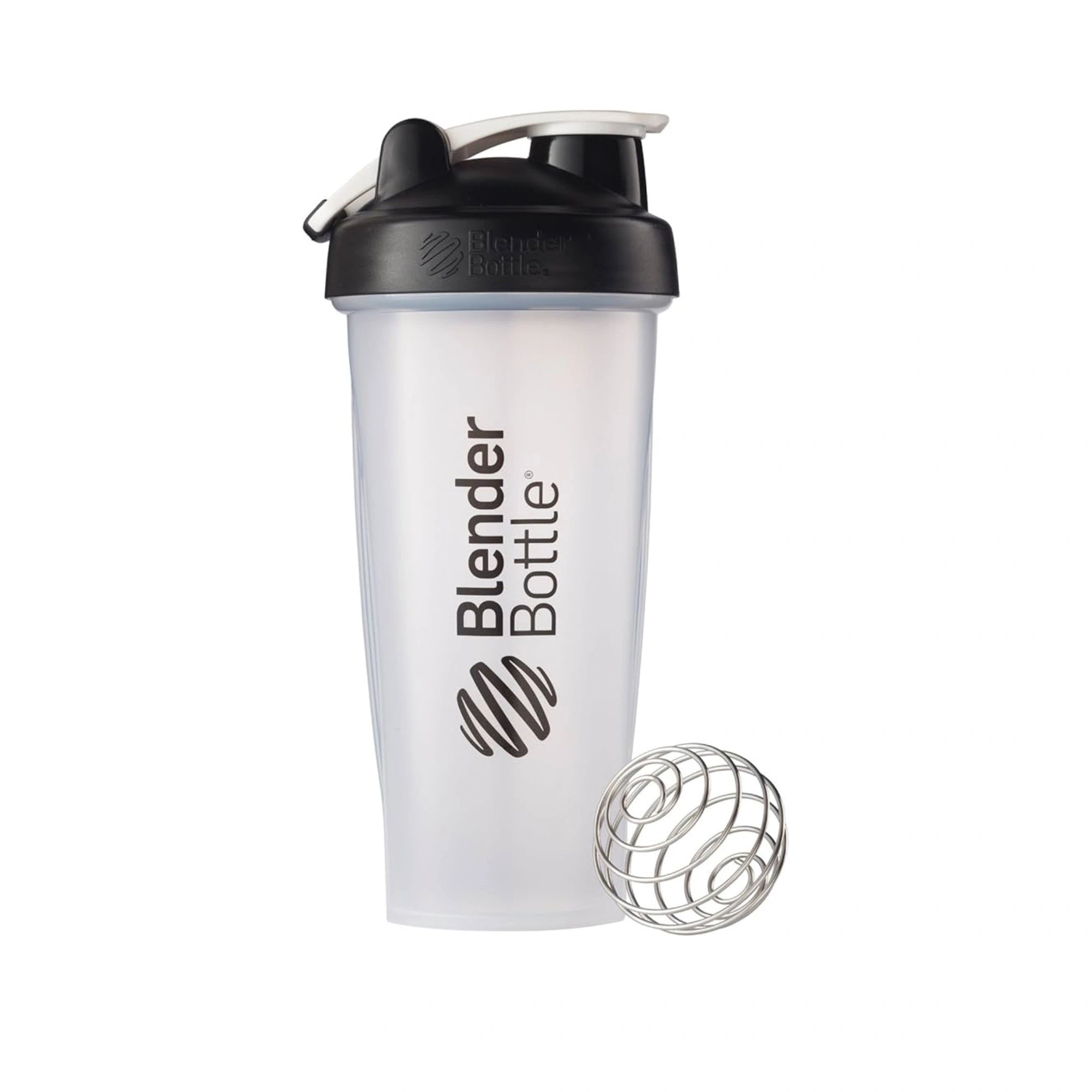BlenderBottle Classic 28oz Clear Black