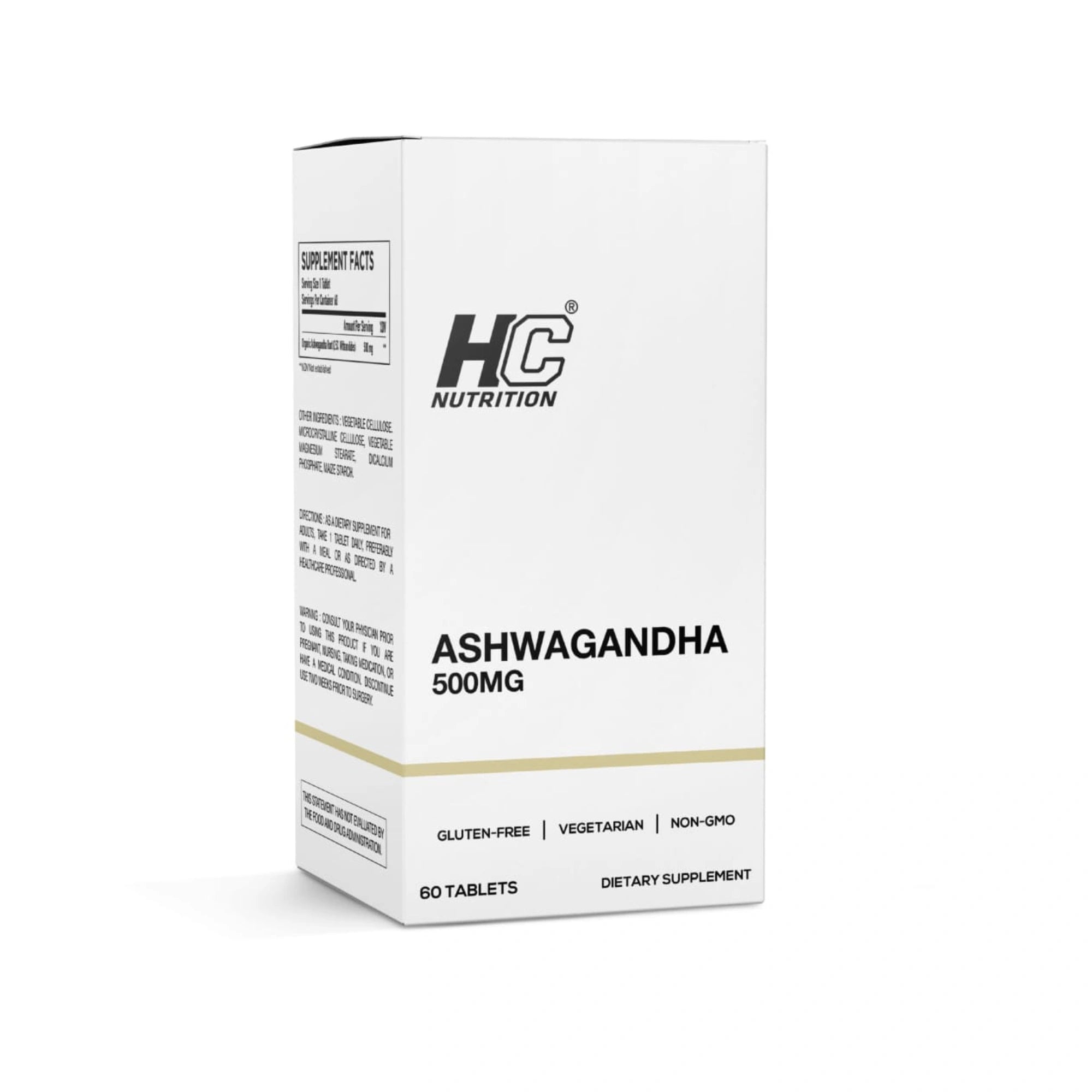 HC Nutrition Ashwagandha 500 mg – 60 Tablets