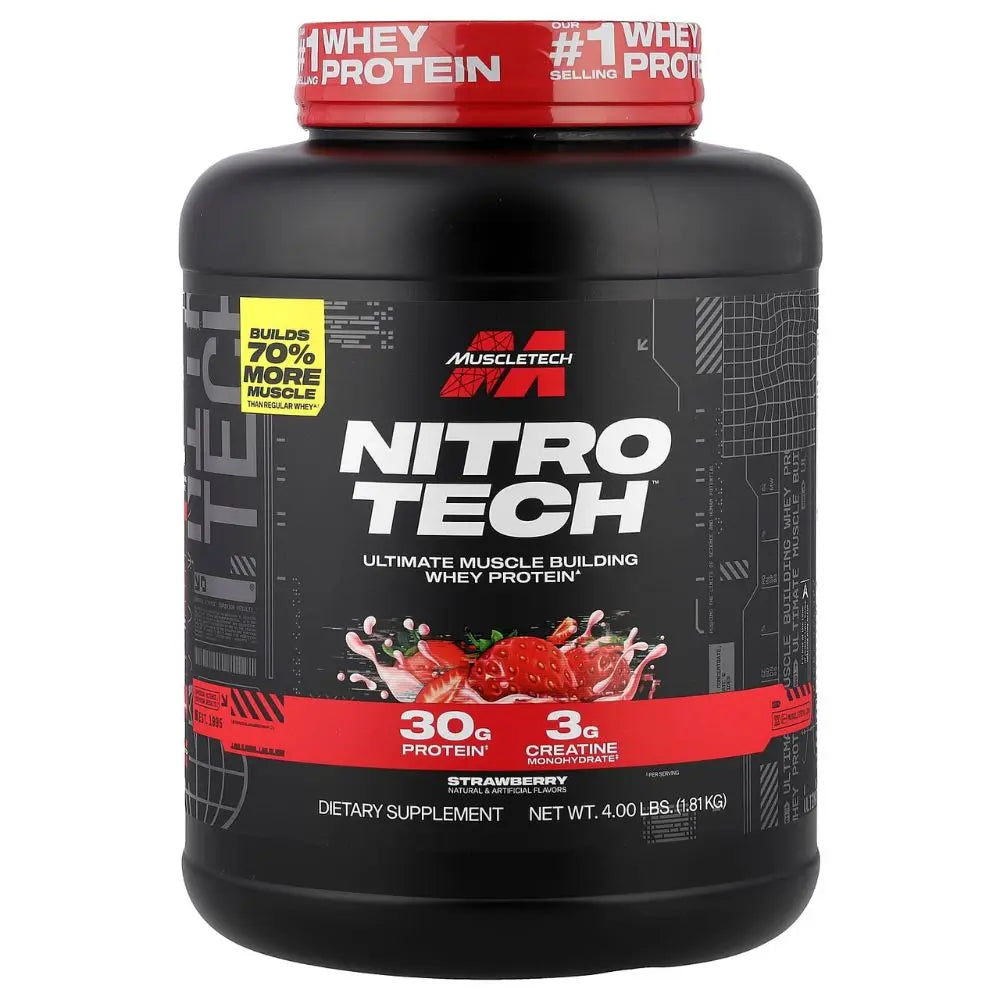 MuscleTech Nitro Tech Whey Protein 4lbs