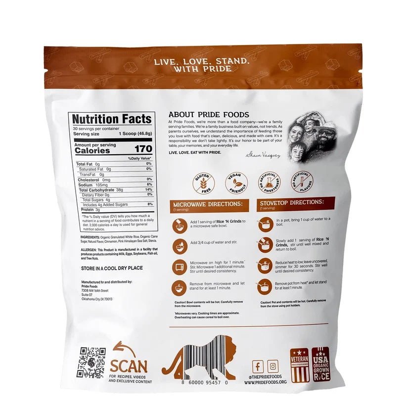 Pride Food Rice 'N Grinds 30 Servings