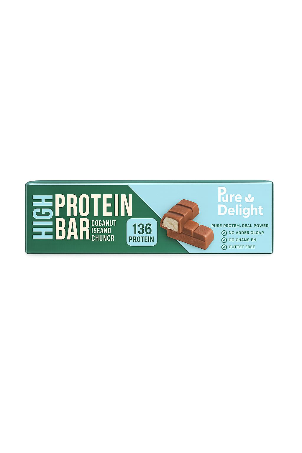 Pure Delight High Protein Bar Coconut Island Crunch