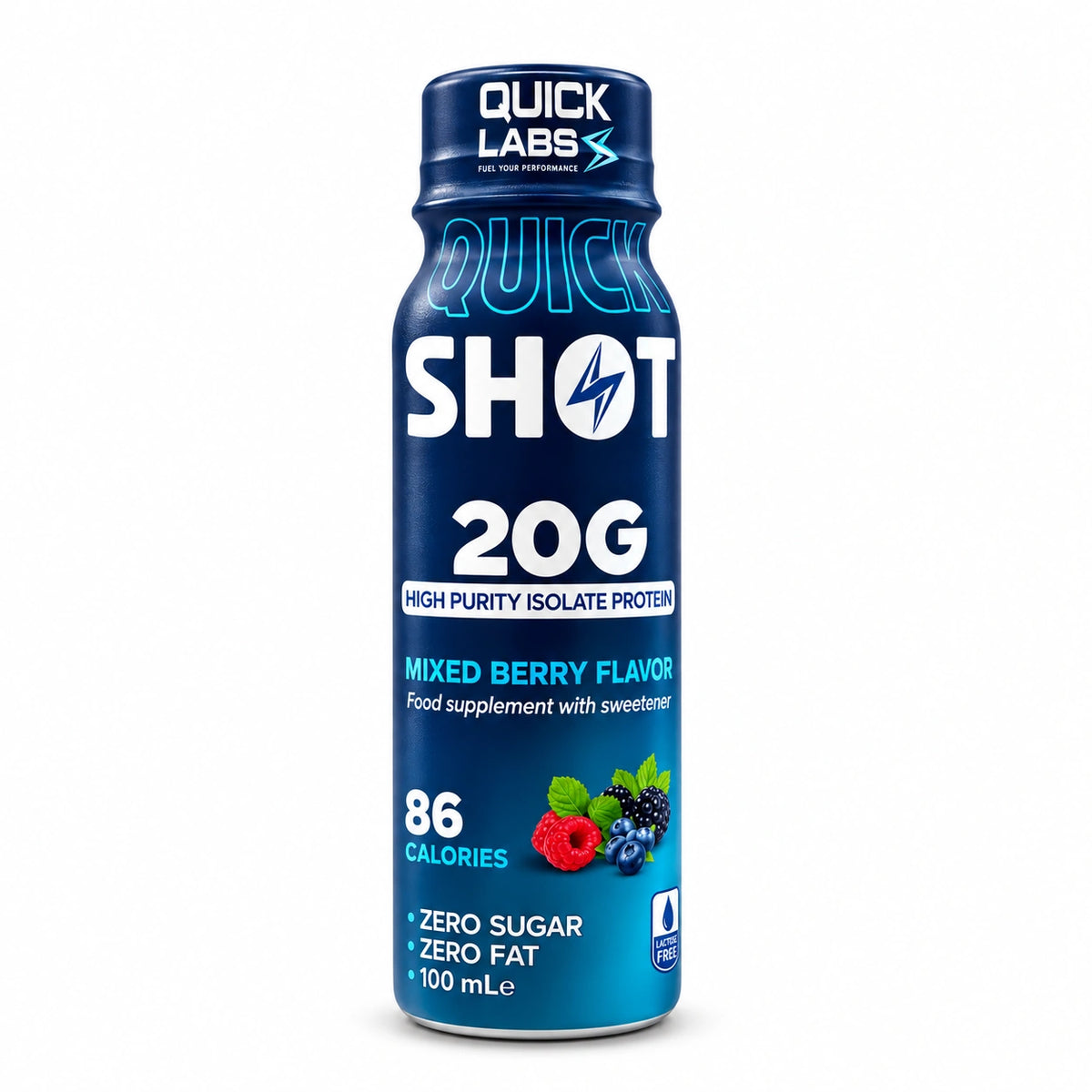 Quick Labs 20g Protein Shot Mixed Berry Flavor