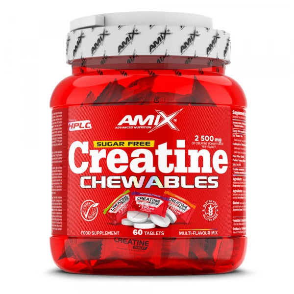 Amix Creatine monohydrate 2500mg Chewables Tabs Zero Sugar