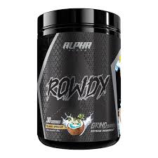 ALPHA ROWDY – Extreme High-Stim Pre-Workout