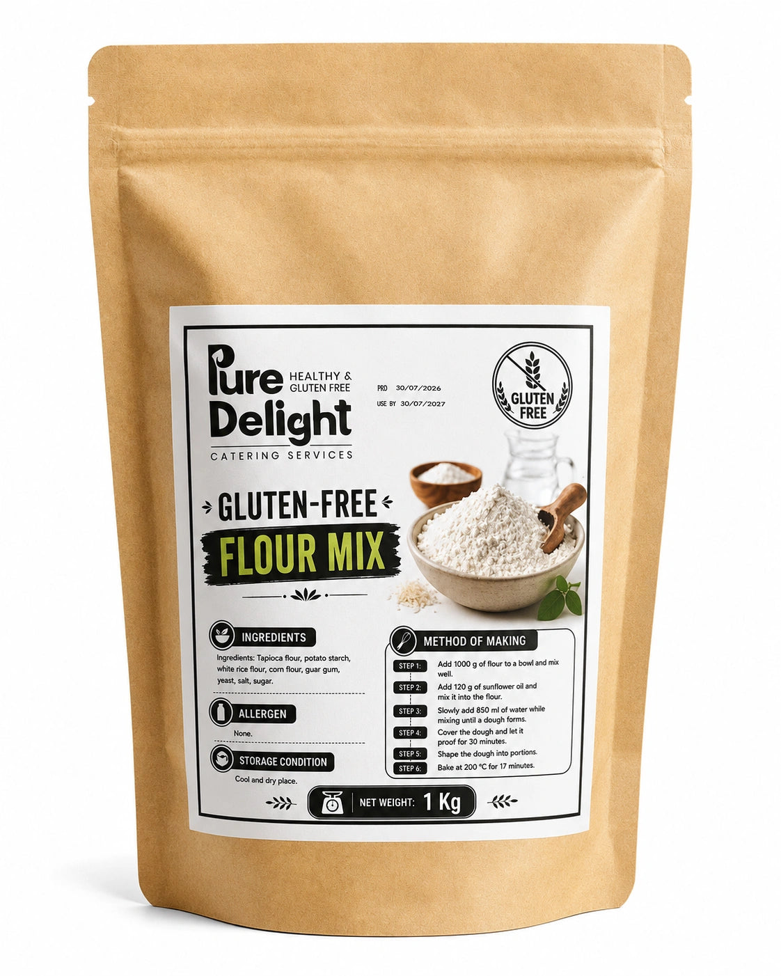 Pure Delight Gluten Free Flour Mix