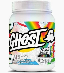 GHOST Clear Whey Isolate Protein Powder, Sour Strips